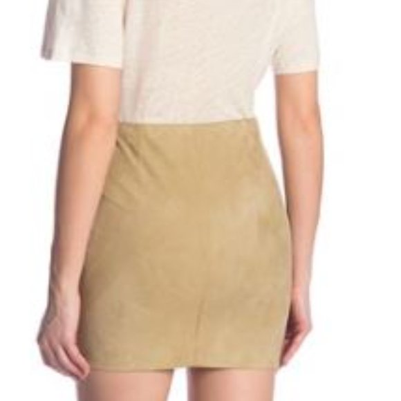 IRO Faux Suede Mini Skirt - Picture 2 of 9